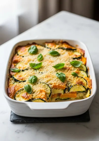 Summer Zucchini and Squash Casserole