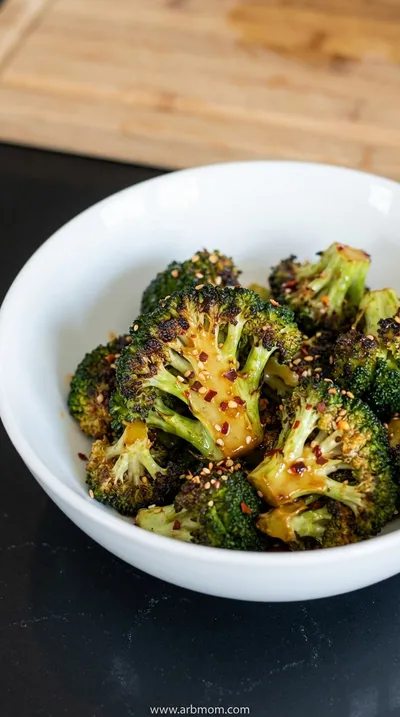 Sweet Chili Roasted Broccoli – Healthy Snack