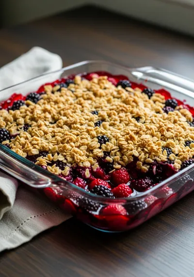 Triple Berry Crisp: Easy & Delicious Recipe