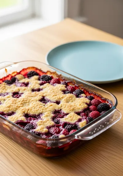 Triple Berry Crisp – Easy & Delicious