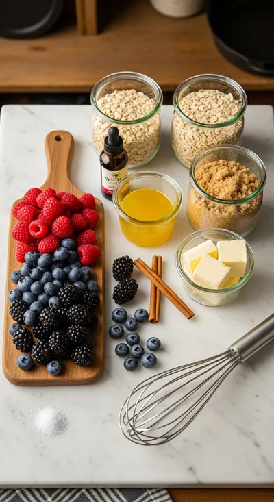 Triple Berry Crisp – Easy and Delicious - cooking process