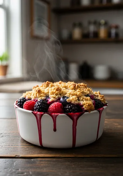 Triple Berry Crisp – Easy and Delicious