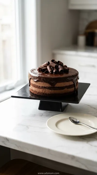 Triple Chocolate Mousse Cake