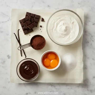 Triple Chocolate Mousse Cake - cooking process