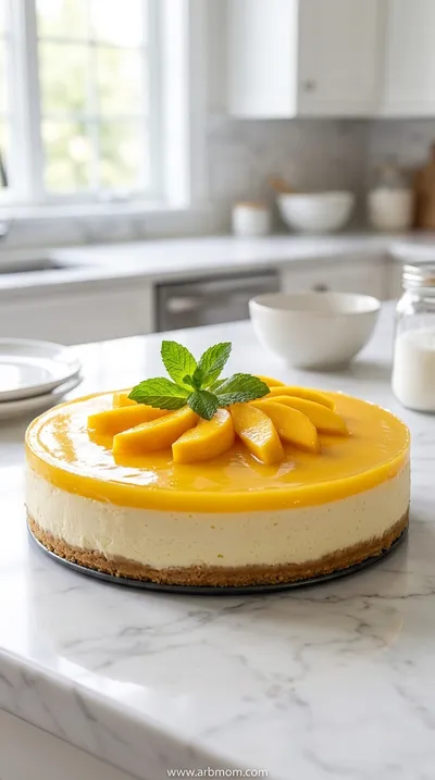 Tropical Mango Cheesecake Bliss
