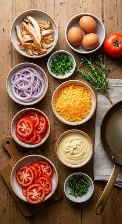 Turkey Onion Southern Tomato Pie - cooking process