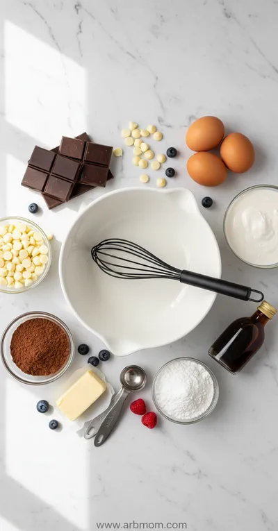 Tuxedo Cake – Triple Chocolate Mousse Recipe - cooking process