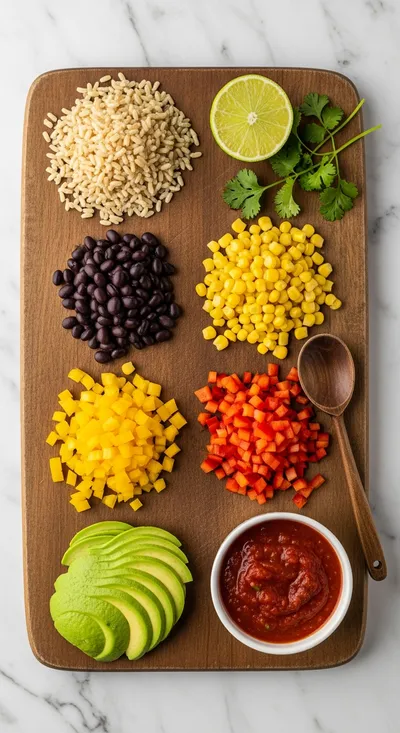Vegan Burrito Bowl – Easy, Healthy Recipe - cooking process