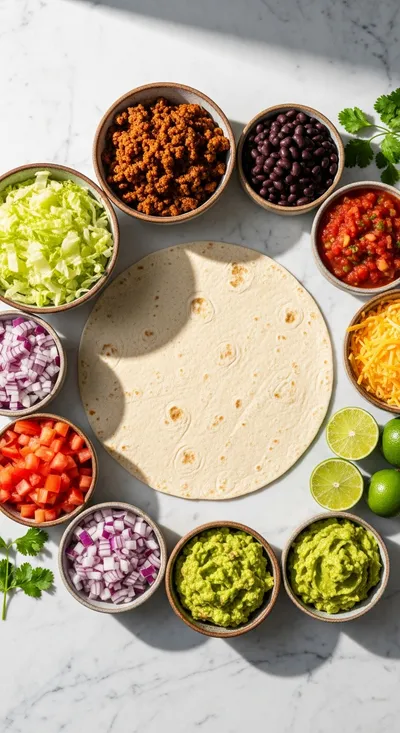 Vegan Crunchwrap Supreme Recipe - cooking process