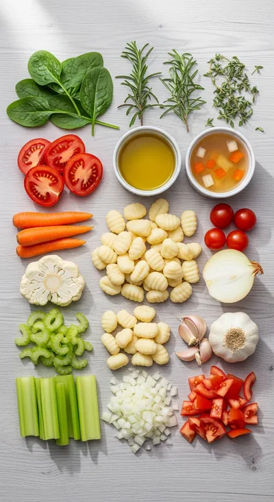 Vegan Gnocchi Soup – Quick & Healthy - cooking process