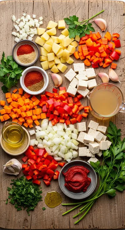 Vegan Goulash Recipe - cooking process