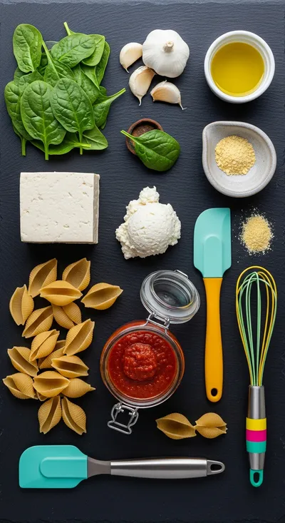 Vegan Stuffed Shells Recipe - cooking process