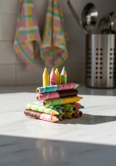 Wafer Pencil Cookies – Cute Back To School Treat