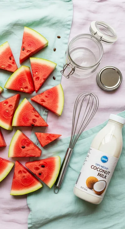 Watermelon Gelato – 2‑Ingredient Dairy‑Free Treat - cooking process