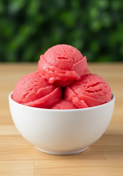 Watermelon Sorbet – Healthy Vegan Treat