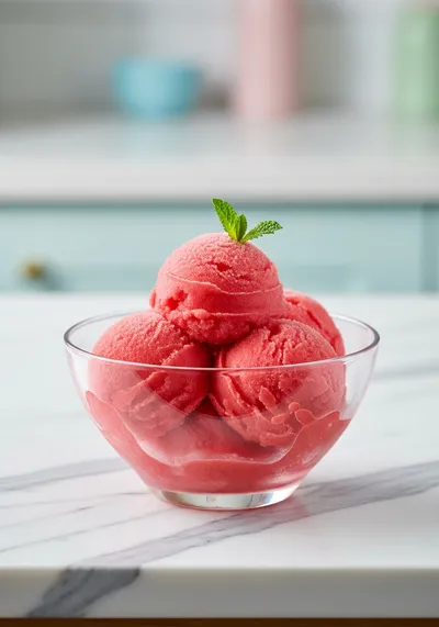 Easy Watermelon Sorbet Recipe