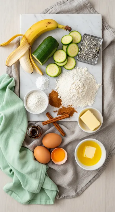 Zucchini Banana Cake – Easy Vegetarian Dessert - cooking process