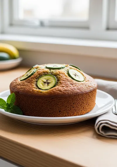 Zucchini Banana Cake – Easy Vegetarian Dessert