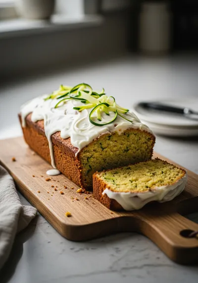 Zucchini Bread With Cream Cheese Icing